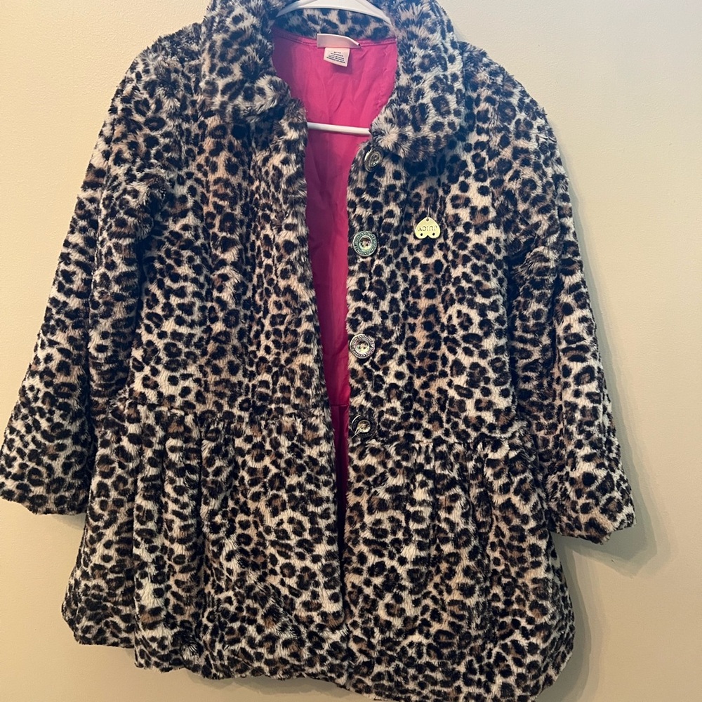 Juicy Couture Leopard Print Kids Coat